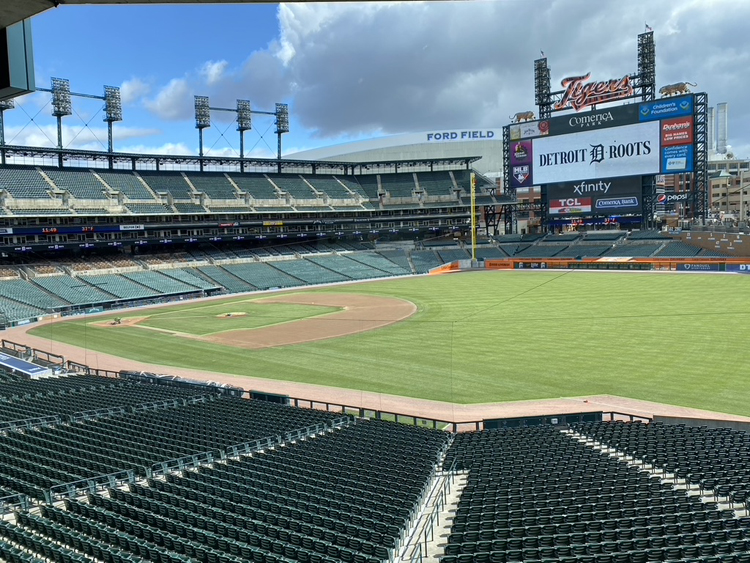 Comerica Park is underrated for real 🔥⚾️ Mini stadium